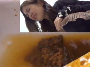 お腹を下した女の子たちがコンビニトイレで大量のビチ糞を吹き散らかすｗ